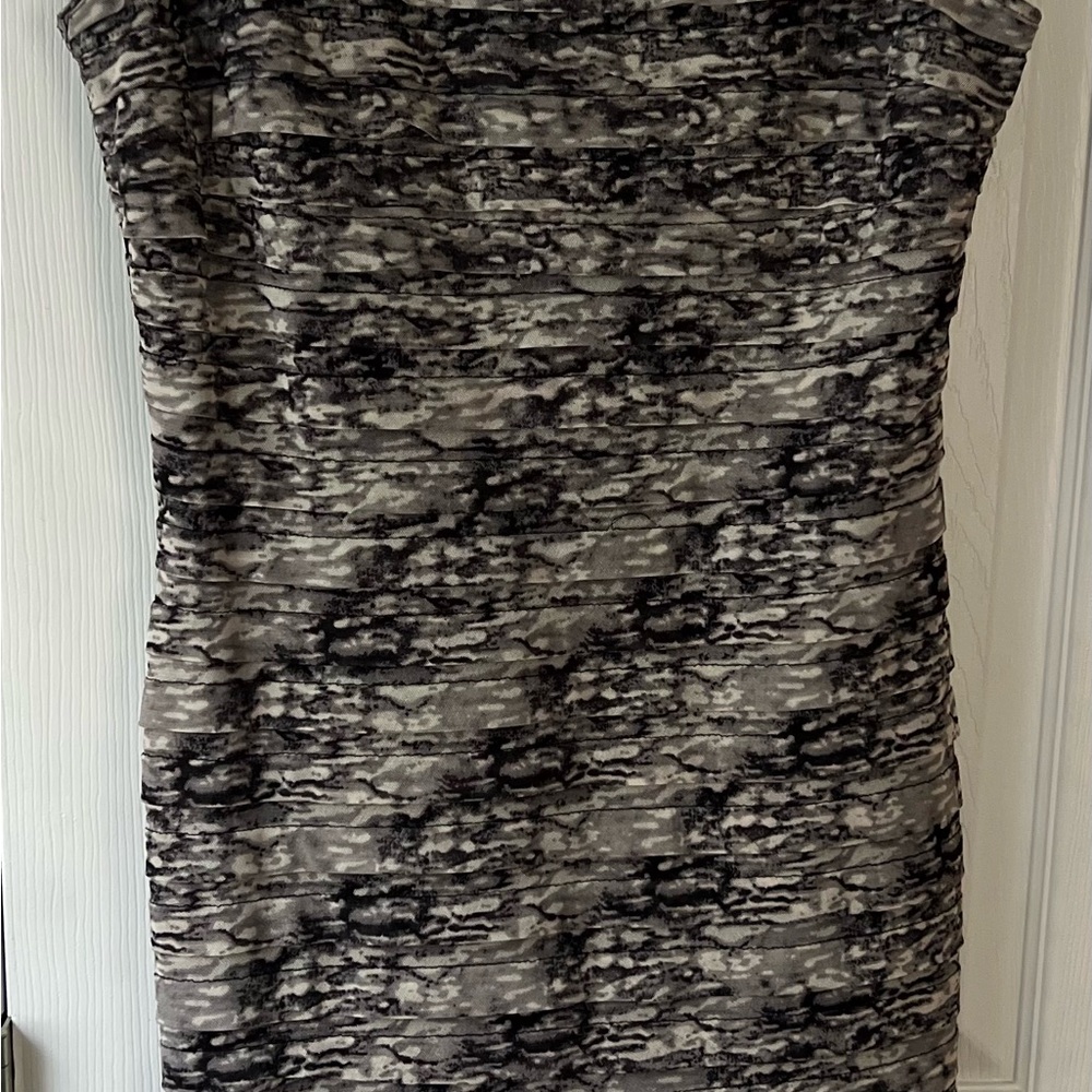 Black and Gray Women's Dress
